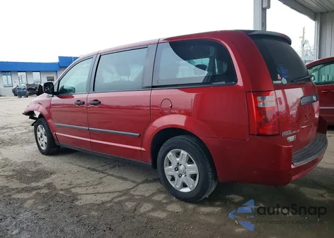 2008 Dodge Grand Caravan Se z USA, uszkodzony, nr VIN 2D8HN44H38R697226